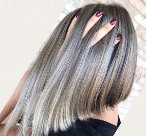 white-blonde highlights