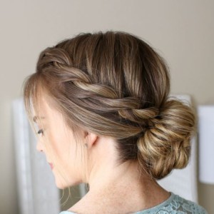 Double braid bun